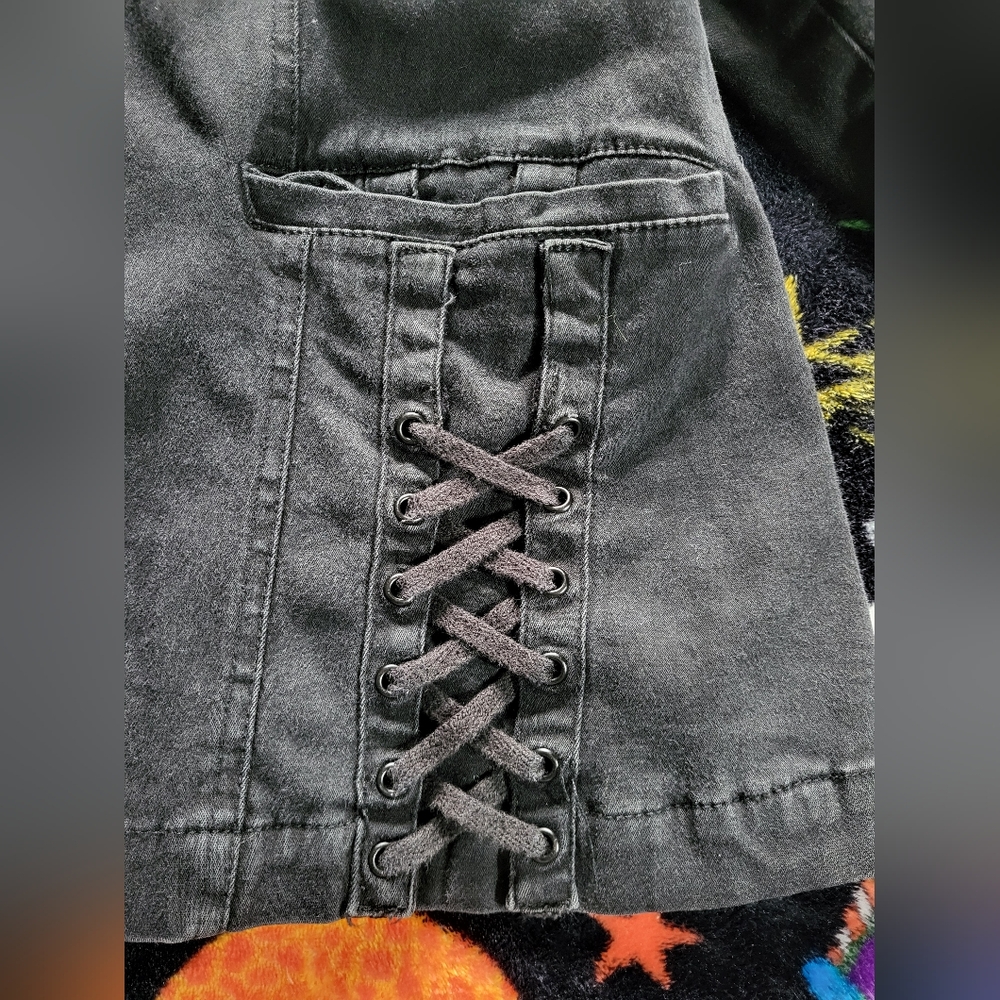 Tripp NYC VINTAGE 2X Black Button-Up Jacket with Lace Details - Picture 3 of 16